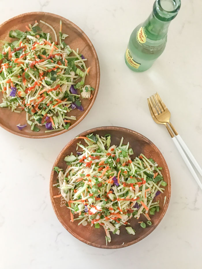 Thai-Inspired Shredded Chicken and Veggie Bowls_Natalie Paramore