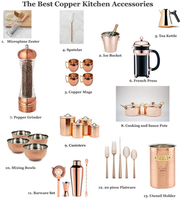 The Best Copper Kitchen Accessories Natalie Paramore   The Best Copper Kitchen Accessories  600x654 