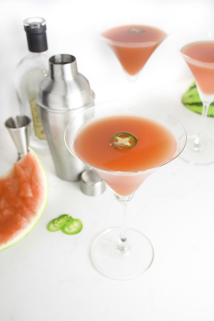 Watermelon Jalapeño Martini 